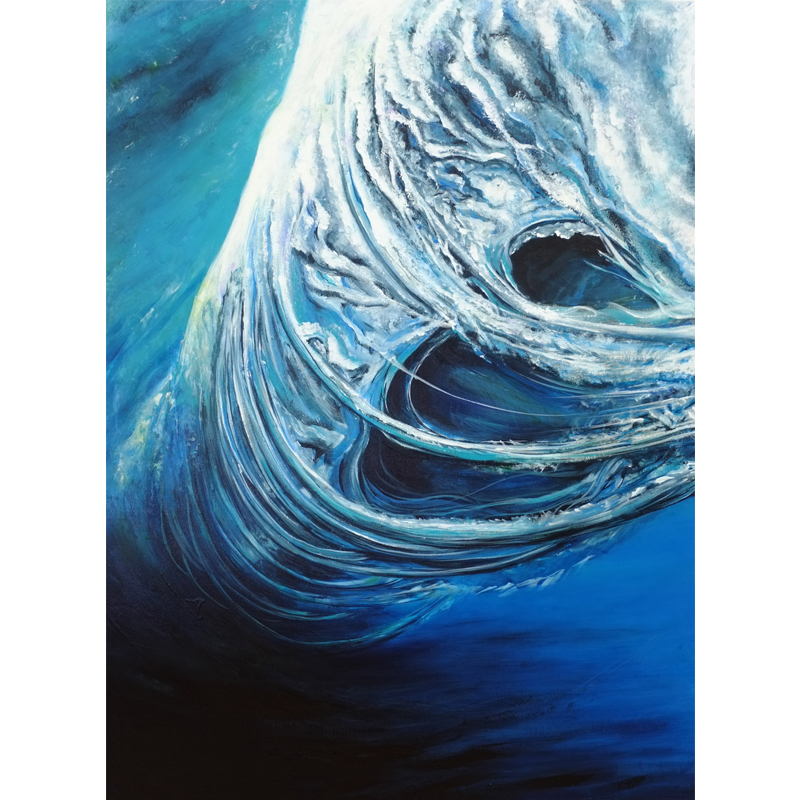 Michael Stacey Art - Underwater Curl
